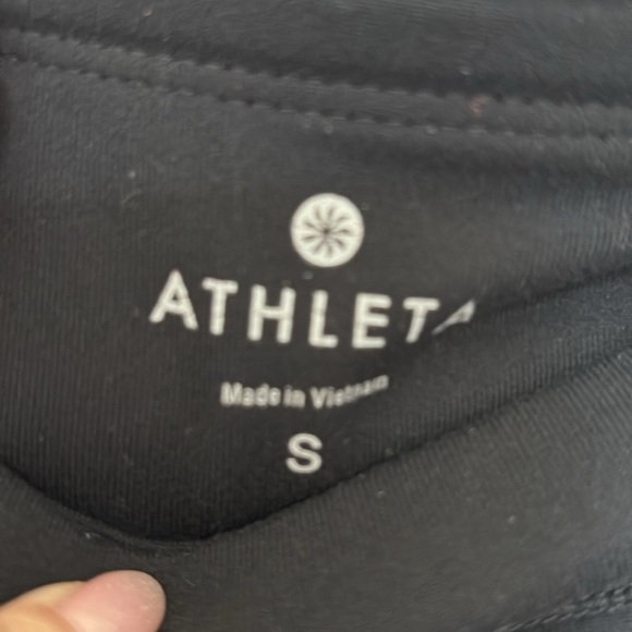 Athleta - Black Yoga Pants (7/8 Mid Rise) - Picture 3 of 5